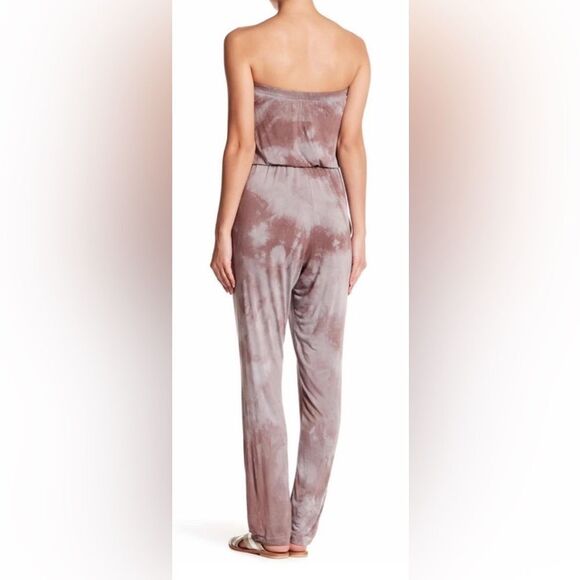 Go‎ Couture Tie Dye Strapless Jumpsuit Sz S - Picture 3 of 10